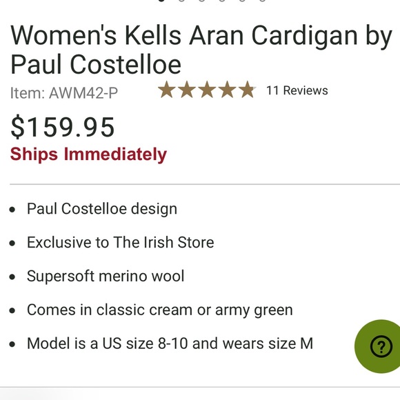 Supersoft merino wool button down cardigan - Picture 4 of 4